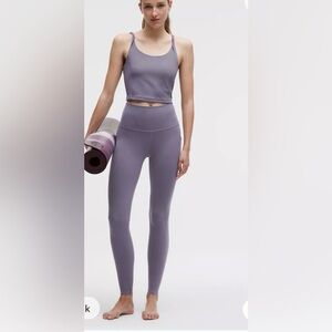90 Degree By Reflex Lavender Leggings size Medium